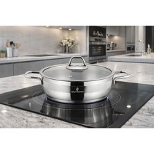 Kadim Vizyon Sofram 22 cm Çelik Basık Tencere 2,25 Lt