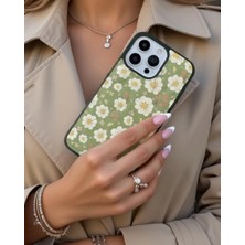 Kılıf House Iphone Uyumlu Kapitone Çiçek Desenli Kılıf