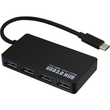 Alfais 4856 Type C USB 3.1 4 Port USB 3.0 2.0 Hub Çoğaltıcı Çoklayıcı Dönüştürücü Switch