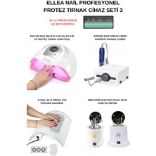 Strong Protez Tırnak Cihaz Seti B135 & Tırnak Toz Toplama & X26 Max Uv 81 LED & Mini Sterilizatör