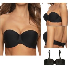 Belvü Tek Parça Strapless Içi Boş Lazer Kesim Sütyen 184 Ten Rengi