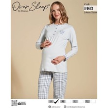 Kadın Lohusa Uzun Kollu Pijama Takımı