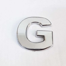 İlk El Grup Ieg™ G Harfi Villa Tipi Krom Yapışkanlı 9 cm Harf
