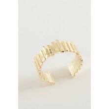 İlk El Grup Ieg™ Çizgili Metal Yüzük