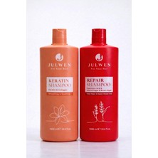 Julwen Repair Şampuan 1000 ml + Keratin Treatment Şampuan 1000 ml  [2"li Set ]