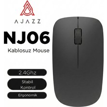 Ajazz NJ06 Kablosuz Ergonomik Tasarım Mouse