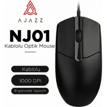 Ajazz NJ01 Kablolu Optik Mouse 1000 Dpı