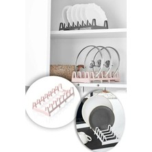 İlk El Grup Ieg™ Tencere Kapağı Organizeri - 6 Bölmeli Tencere Kapak Rafı