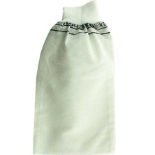 İlk El Grup Ieg™ Beyaz Banyo Hamam Kesesi Lastikli 25X17 cm