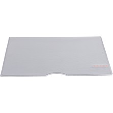 2K Sümen Masaüstü Şeffaf Kapaklı Tekli Pvc Double Color Desk Pad 40x55 cm. GRİ