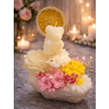 Çiçek Mum Saksıda