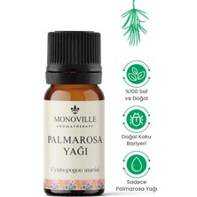 Monoville Palmarosa Uçucu Yağı 10 ml %100 Saf Ve Doğal ( Palmarosa Essential Oil )