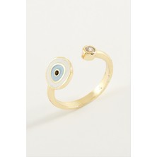 İlk El Grup Ieg™ Nazar Mineli Taşlı Yüzük