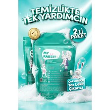 My Rabbit 2 Adet Çok Amaçlı Oksijenli Toz Leke Çıkarıcı ve Beyazlatıcı 2 x 800 gr