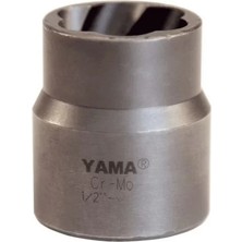 Yama YAHBS1215 15MM 1/2’’ Crmo Yıpranmış Cıvata ve Bozuk Somun Sökme Lokması