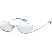 Gigi Studios Shimmer Gs3003 60 Gümüş Oval Kadın Güneş Gözlüğü