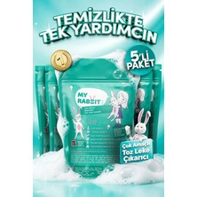 My Rabbit 5 Adet Çok Amaçlı Oksijenli Toz Leke Çıkarıcı ve Beyazlatıcı 5 x 800 gr
