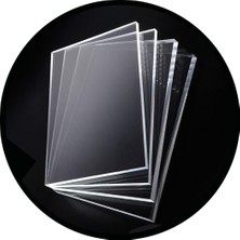 Hakel 4.6 - 5mm Şeffaf Pleksi Levha Cam Görünümlü Pleksi Saydam Pleksi Mika Cam