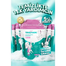 Tavşanım ! - 5 Adet Çamaşır ve Yüzey Için Çok Amaçlı Oksijenli Toz Leke Çıkarıcı ve Beyazlatıcı 5 x 800 gr