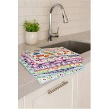 İlk El Grup Ieg™ 3 Adet Mikrofiber Kurutma Bulaşık Altlığı