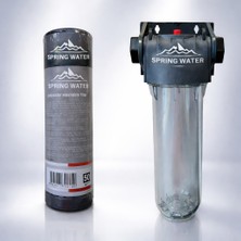Spring Water Euro Fil Tesisat Tipi Su Arıtma Sistemi Tekli