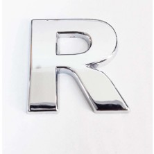 İlk El Grup Ieg™ R Harfi Villa Tipi Krom Yapışkanlı 9 cm Harf