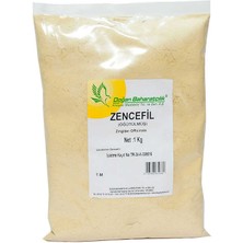 Subutu Zencefil Kökü Öğütülmüş Doğal 1000 gr Paket