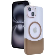 İlk El Grup  Iphone 14 Velar Magsafe Kapak - Çöl Titanyum