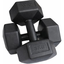 AYAZ SPORT 3 Kg X 2 Adet Toplam 6 Kg  New Dambıl Seti, Dumbell Set