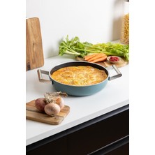 Smeg Cookware 50's Style Emerald Green Pilav Tencere 28 cm