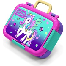 Coral High Kids Mor Su Yeşili Unicorn Desenli Paslanmaz Çelik Beslenme Kabı 39325