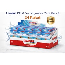 SHC4200 Cansın Plast Su Geçirmez Yara Bandı 10'lu 24 Paket Waterproof First Aid Plaster