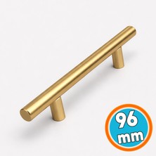 Nzb (1 Adet) Soft Altın Metal Mobilya Mutfak Dolap Çekmece Dolabı Kulbu Kulpu Kulpları 96MM