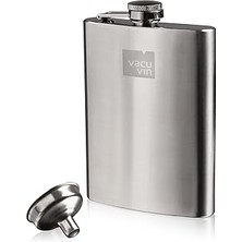 SHC4200 Vacu Vin Cep Şişesi ve Huni Fırçalanmış Çelikten