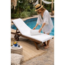 Miespiga %100 Pamuk 190X73 Plaj Şezlong Havlusu