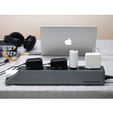 SilentPower Power Station Güç Dağıtım Ünitesi, Hi-Fi ve Ev Elektroniği Için Akım Korumalı Priz ve Güç Filtresi, Çoklu Priz Power Conditioner