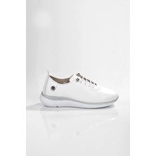 Manzo 2001 Hakiki Deri Bağcıklı Spor Ayakkabı