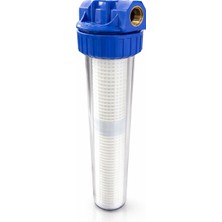 Sufil 600 3/4" Tesisat Su Filtresi | 100 Micron | Kum ve Tortu Tutucu | Anahtar Hediyeli