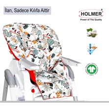Holmer Leke Tutmaz Organik Mama Sandalyesi Minderi & Kılıfı Max-T