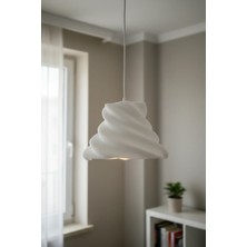 Modern Stroom Beton Dokulu Dekoratif Sarkıt Avize