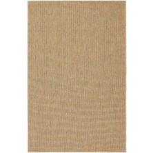 Cool Halı Milano Bej Rengi Hasır Jüt Görünümlü Rustik Dokuma Leke Tutmaz Salon Oturma Odası Ev Balkon Halısı