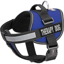 SHC4200 Dogline Köpek Koşum Takımı ve 2 Çıkarılabilir Terapi Yaması, Beden L / 71,1 cm Ila 96,5 Cm,