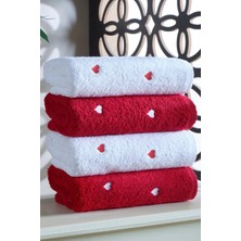 Lera 4'lü 70X140 Havlu Seti - Banyo Havlu Seti | %100 Pamuk - Hızlı Kuruyan - Yumuşak