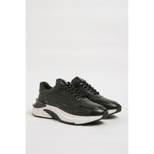 Faruk Balkanas Sandigo Model Ithal Taban Natural Deri Sneaker Ayakkabı