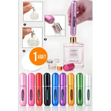 Orvila Taşınabilir Mini Parfüm Şişesi Çanta Cep Araç Içi Boy - Doldurulabilir Boş Şişe 5 Ml.