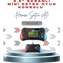 İlk El Grup Ieg™ X7M Vintage 3.5 Inç 500’Ü 1 Arada Klasik Oyun Konsolu