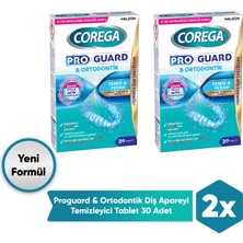 Corega Diş Protezi Temizleme Tabletleri - Günlük Etkili Temizlik, 60 Adet, Ferah Aroma