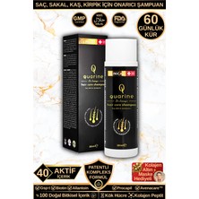 Dr. Sammy's Quarine Premium Şampuan (2 Aylık) Dökülmelere Karşı %100 Saf ve Doğal Bitkisel Kök Hücre Ekstratları,Vitamin ve Mineral İçeren Onarıcı Saç Şampuanı 250ML