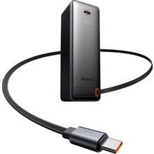 Mcdodo MC-3181 3 In 1 10000MAH 30W LED Ekranlı Powerbank (Dahili Geri Çekilebilir Kablo + Uk/us/eu Priz Uçları)