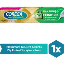Corega Max Tutuş Protez Yapıştırıcı 40 g